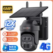 Őr-01 wifi nélküli, 4G/LTE-s, napelemes dóm kamera