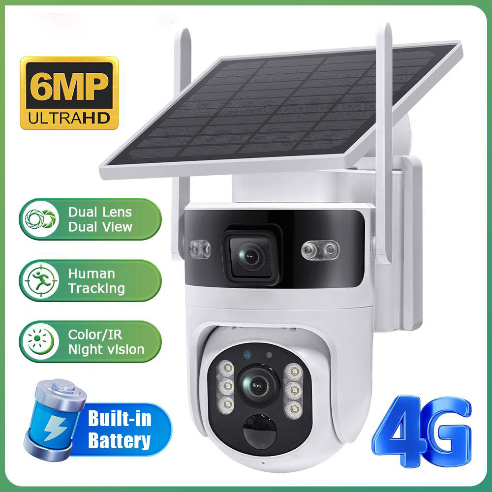 Őr-02 wifi nélküli, 4G/LTE-s, napelemes dóm kamera